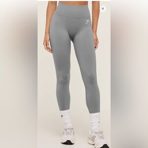 Gymshark VITAL LEGGINGS Small Gray Care Tag on Athletic Garment